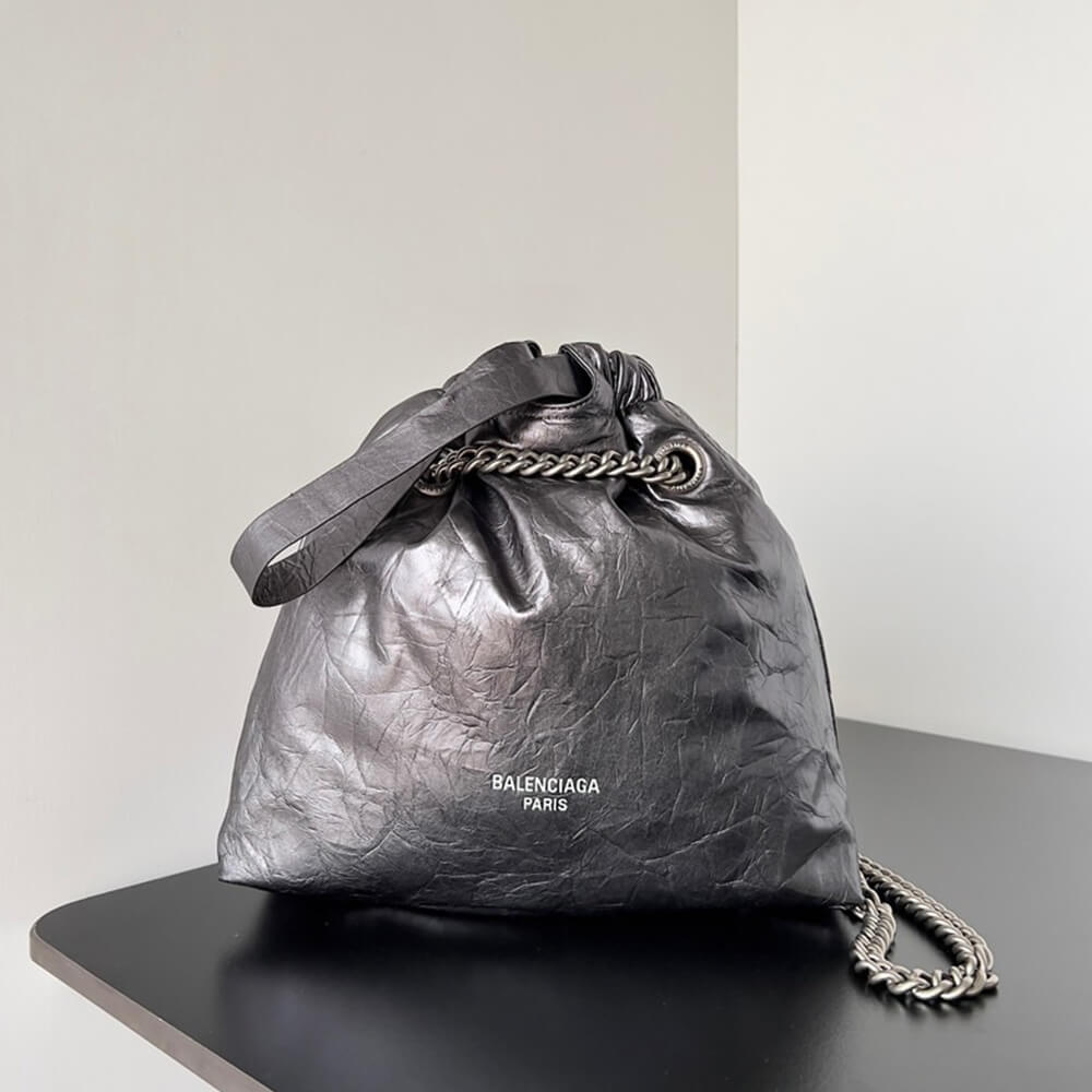 Balenciaga Women s Crush Tote Bag Small(HIGH-END GRADE)